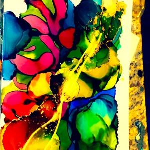 Original one of a kind Alcohol ink